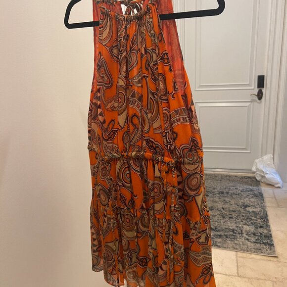 A.L.C. Bella Silk Halter Dress, Revolve Size 4 Retail $495 - Picture 5 of 9